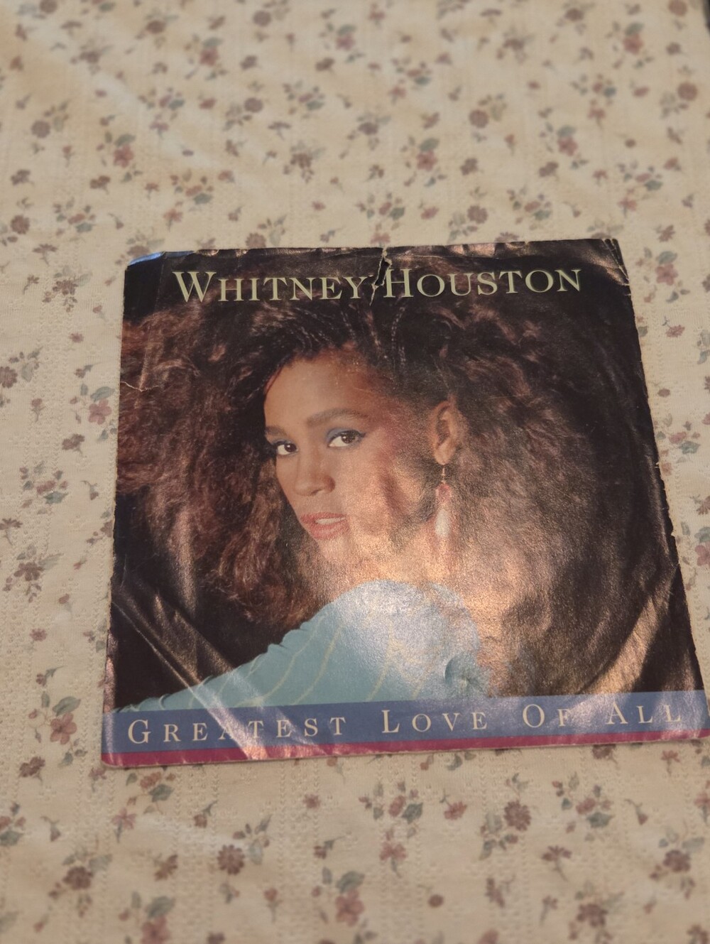 Whitney Houston Small Vinyl Record